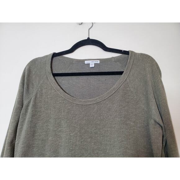 JAMES‎ PERSE Womens 2 Vintage French Terry Raglan Pullover Sweatshirt WXT3964CU - Picture 2 of 9